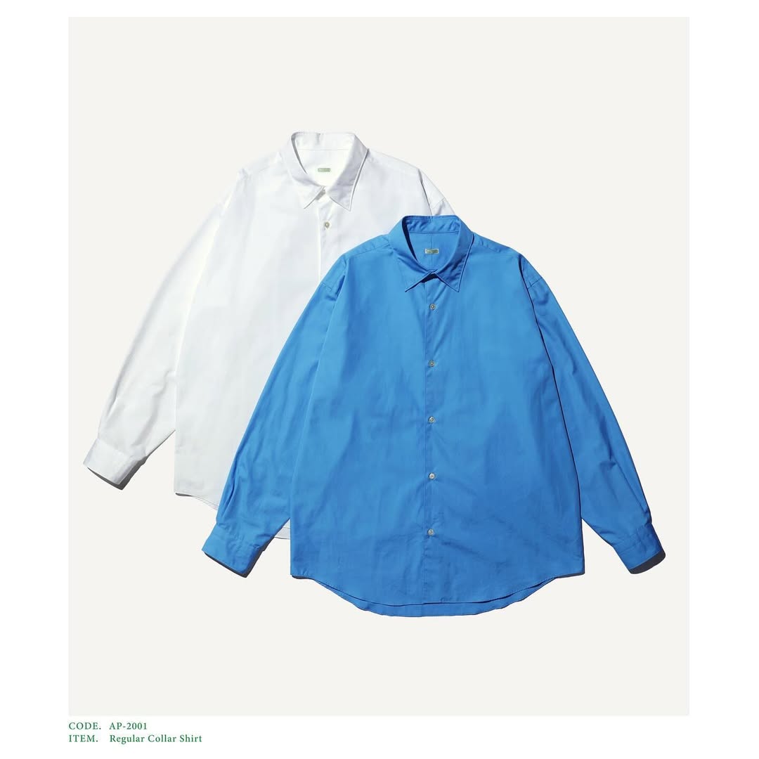 A.PRESSE 25SS Regular Collar Shirt